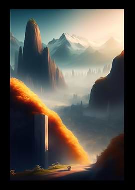 Large Mountain Formations