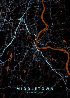 Middletown Connecticut Map