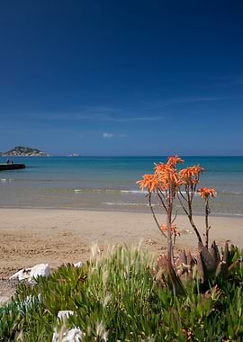 Seascape in Corfu, Greece