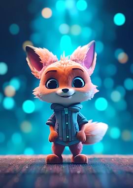 Anthropomorphic Fox