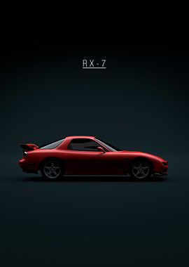 Mazda RX7 1999 Red