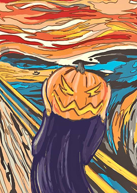 Pumpkin The scream parody