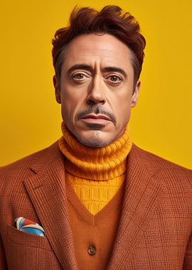 Robert Downey Jr Vogue Art