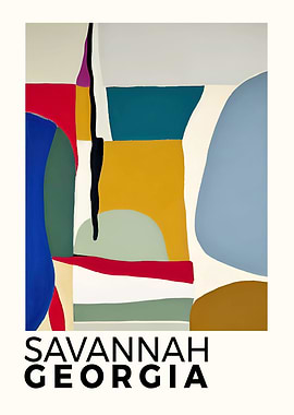 Savannah Georgia Poster
