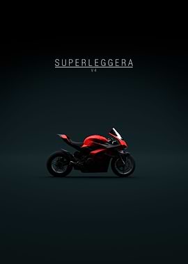 Ducati Superleggera v4 Red