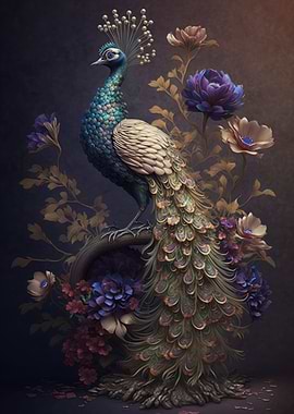 Peacock Portrait