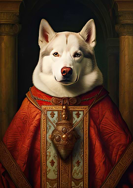 Husky The Pope