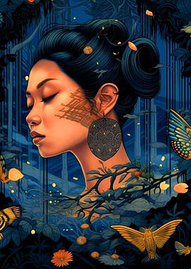 Beautiful Woman Painting