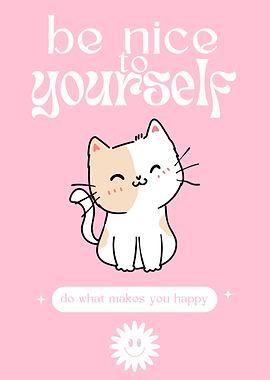 kitten with a quotes