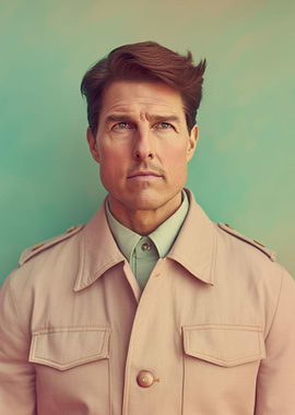 Tom Cruise Vogue Art