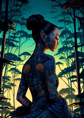 Beautiful Woman Painting