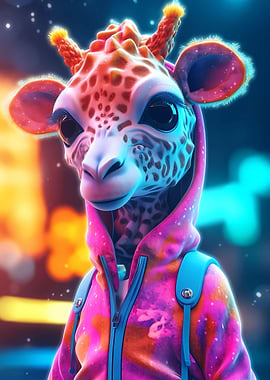 Anthropomorphic Giraffe