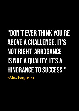 Alex Ferguson Quote