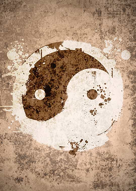 Vintage Yin and yang
