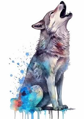 Howling wolf