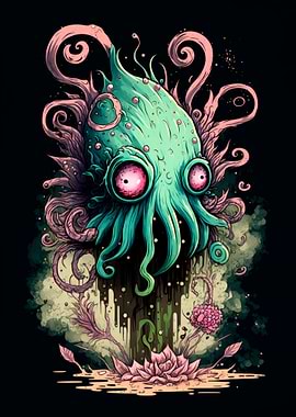 Kawaii Cultist Cthulhu