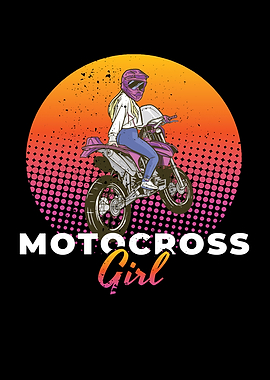 Motocross Girl Motorcycle