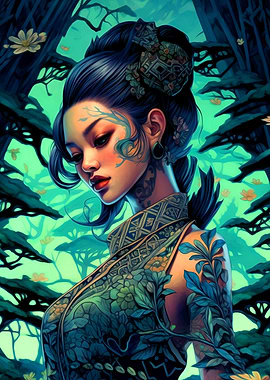 Beautiful Woman Painting