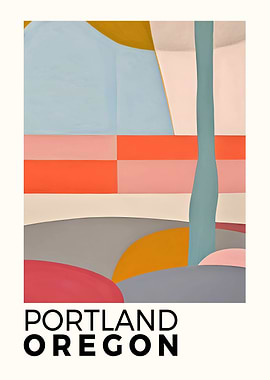 Portland Oregon Poster