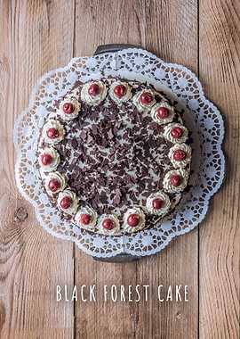 Black Forest Cake Gateau