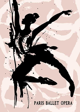 Ballet Dancer Painting