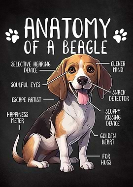 Beagle Anatomy Dog