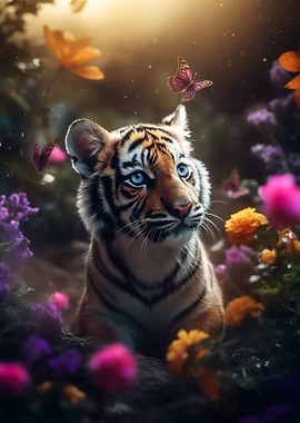 Cute Tiger Cub Butterflies