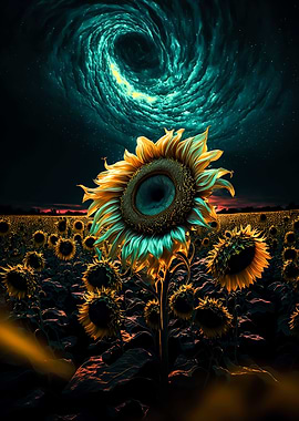 Universe sunflower