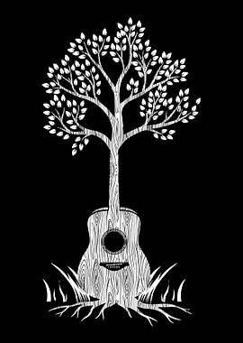 Acoustic Guitar Tree