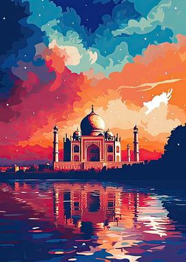 The Taj Mahal in India
