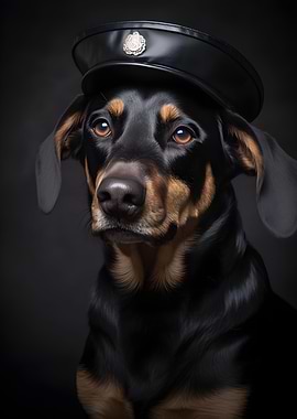 Police Officer Dachshund