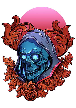 Hooded Enigma Skull