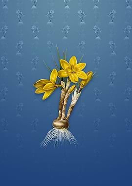 Vintage Crocus Luteus