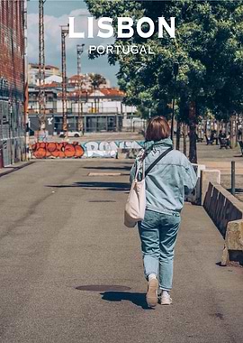 A walk at Lisbons harbour