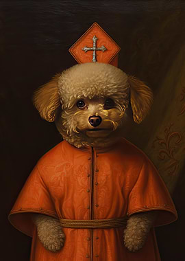 Toy Poodle The Pope
