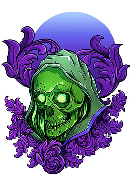 Hooded Enigma Skull