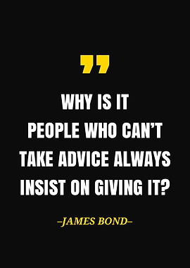 James Bond Quote