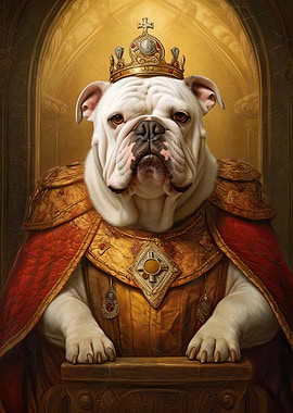English Bulldog The Pope