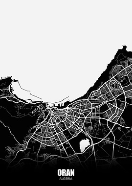 Oran Algeria Map