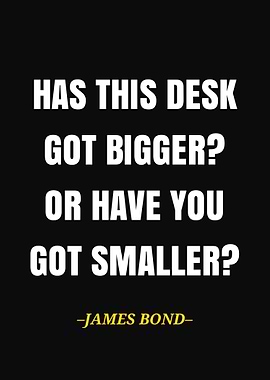 James Bond Quote