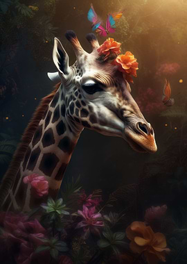 Giraffe Contemporary Art