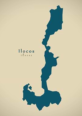 Ilocos region map