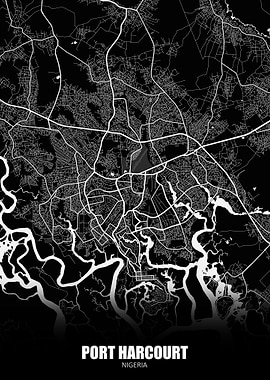 Port Harcourt Nigeria Map