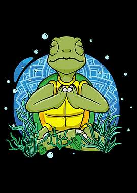 Meditating Sea Turtle Gift