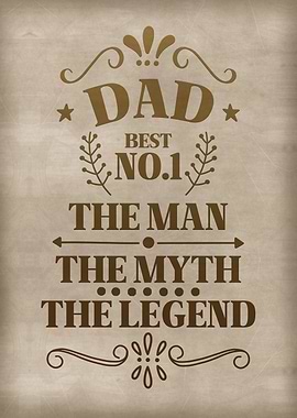 Dad Best No 1 the myth