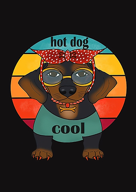 Dapple Dachshund dog cool