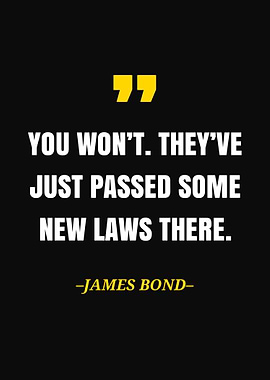 James Bond Quote
