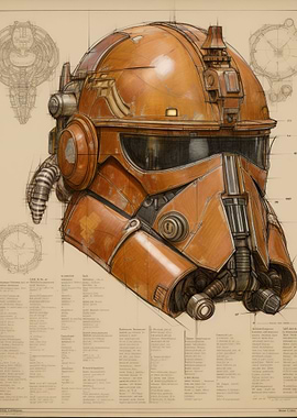 robot helmet blueprints