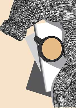 Sweater Coffee and Paper