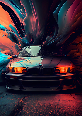 BMW E36 Abstract Style